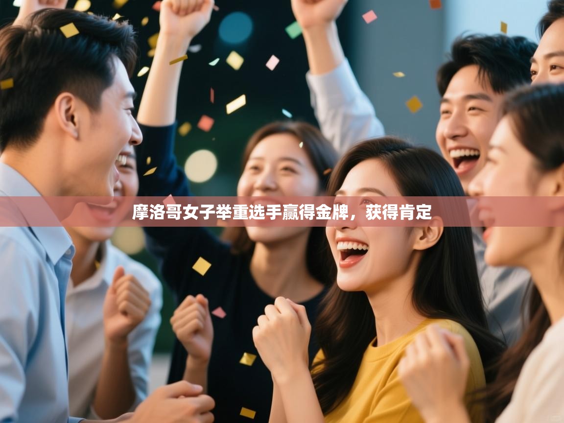 摩洛哥女子举重选手赢得金牌,获得肯定 第1张