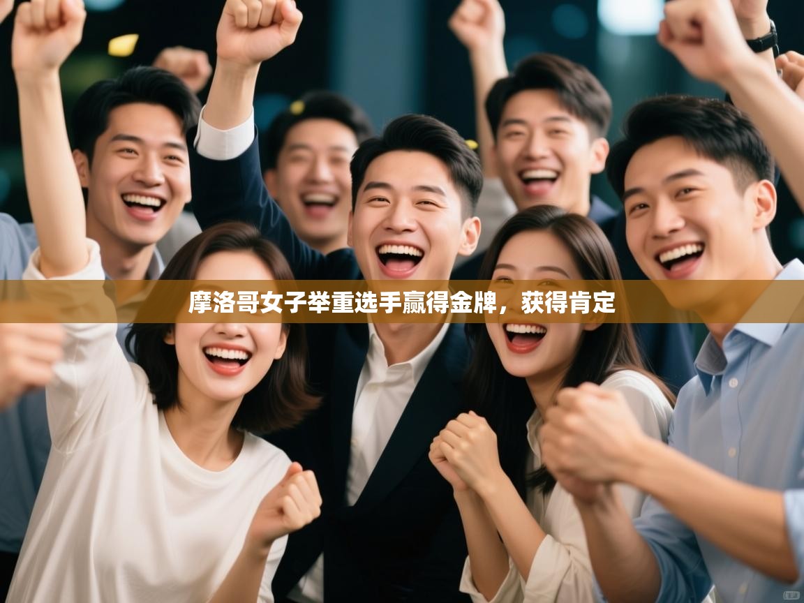 摩洛哥女子举重选手赢得金牌,获得肯定 第2张